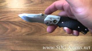 SOG Pendulum Knife MB01 Demo [upl. by Eudosia63]