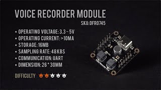 Introducing Fermion Voice Recorder Module [upl. by Suzi592]