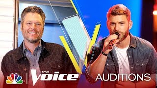 Zach Bridges sing quotOl Redquot on The Voice 2019 Blind Auditions [upl. by Angrist379]