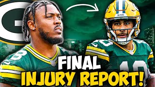 Packers Vs Lions Final Injury Report [upl. by Nerty]