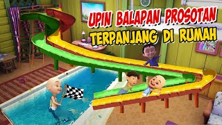 Upin ipin Balapan Prosotan Terpanjang di Kolam Renang Rumah  ipin senang  GTA Lucu [upl. by Ardnasela]