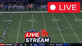 Dallas Cowboys vs Houston Texans  Live NFL Game Week 11 🏈🎥 [upl. by Amat]