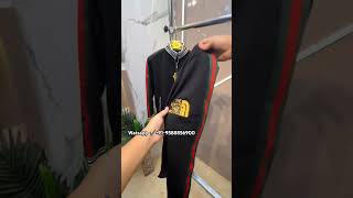 GUCCI THE NORTH FACE VERY PREMIUM TRACKSUIT turkey tracksuit gucci shortsoutfit reels [upl. by Pierre465]