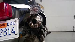 DRZ400s Exhaust Mod  Free and Easy [upl. by Rema]