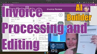 AI Builder Invoice Processing for Power Apps and Power Automate [upl. by Letrice]