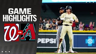 Nationals vs Dbacks Game Highlights 73024  MLB Highlights [upl. by Ciredor926]