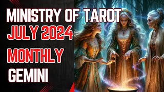 GEMINI  July 2024 Monthly Psychic Tarot Reading There is Gossip About Your New Karmic Beginning [upl. by Amilah289]