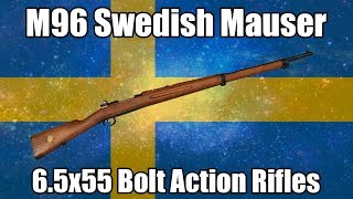 Video M96 Swedish Mauser 65x55 Rifles [upl. by Ecinad]