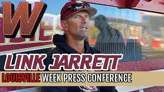 FSU Baseball  Florida State coach Link Jarrett  rally over Gators  Louisville preview FSU [upl. by Connett]