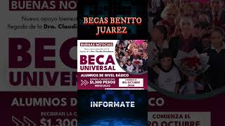 📌🎓Fecha para convocatoria de nuevo programa Beca mensual para todos los estados a partir de octubre [upl. by Ecidna]