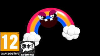 Fnaf world  All Chicas Magic Rainbow lines WARNING BAD LANGUAGE 13 [upl. by Chavey]