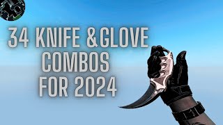 34 CS2 COMBO FOR 2024 KNIFE amp GLOVES [upl. by Papp]