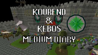 Kourend amp Kebos Medium Diary Guide [upl. by Refotsirc]