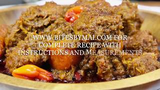 Chu Dewtirr Yapa  Beef Palm Oil Stew [upl. by Heddy]