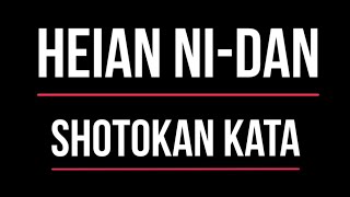 Shotokan Kata  Heian Nidan [upl. by Dempster]