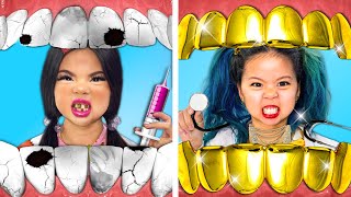 RICH VS BROKE DOCTOR  CRAZY amp FUNNY RICH VS POOR SITUATIONS BY CRAFTY HACKS PLUS [upl. by Imelda]