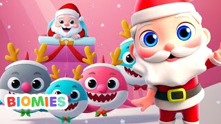 Christmas Baby Shark  Christmas Nursery Rhymes [upl. by Richie]