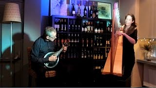 Celtic Harp and Mandolin quotLa Santa Allegrezzaquot Harfe [upl. by Adaran]