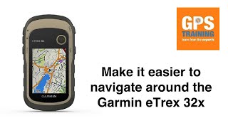 Adding shortcut menu to Garmin eTrex 22x and 32x to make for easier navigation around the GPS Unit [upl. by Anerhs]