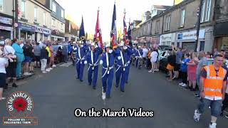 Craigneuk Flute Band  Larkhall Purple Heroes Parade 2023 [upl. by Statis]