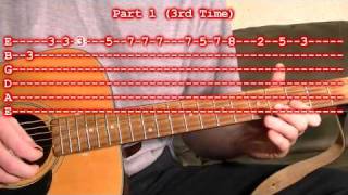 O Christmas Tree Tannenbaum Easy Guitar Lesson [upl. by Lisha]