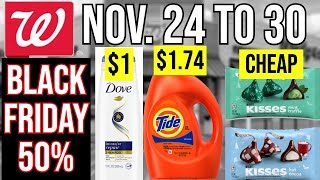 Walgreens BLACK FRIDAY DEALS  CHEAP TIDE NOV 24 to 30 [upl. by Zampardi]