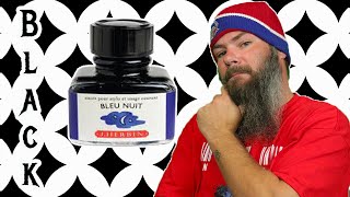 J Herbin Perle Noire Fountain Pen Ink [upl. by Eetnahs]