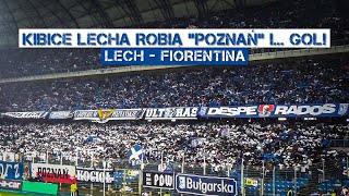 Kibice Lecha robią quotPOZNAŃquot i GOL LECH  Fiorentina 13042023 [upl. by Mond599]