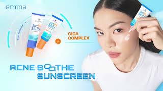 Acne Soothe Sunscreen  Sun Battle SPF 50 PA  Cica Acne Fighter 15s [upl. by Dammahom]