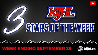 KIJHL Stars of the Week  Week 2  September 29 2024 [upl. by Stephan]