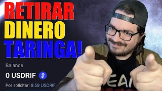 Como RETIRAR tus GANANCIAS de TARINGA Tutorial 2023 [upl. by Melinde]