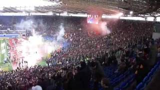 ROMA  LAZIO 20  LIVE PRIMO GOAL DI FRANCESCO TOTTI  13032011 [upl. by Manson627]