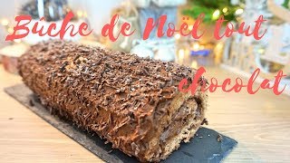 Bûche de Noël tout chocolat [upl. by Odnanreh]