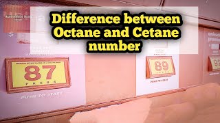 Distinguish between octane number and cetane number [upl. by Carola]