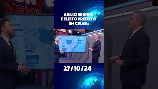 Abílio Brunini e eleito em Cuiabá jornalismo BOLSONARO lula saopaulo noticias [upl. by Aicargatla]