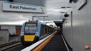 First Day of Trains at East Pakenham Station  Melbourne Trains [upl. by Ennovyhc]