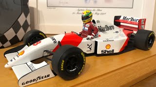 118 Ayrton Senna 1993 Australian GP Final win  Marlboro McLaren MP48  Minichamps Diecast Review [upl. by Vaish639]