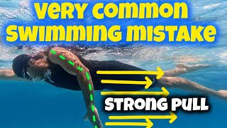 Common Swimming Mistake for Freestyle Swimming quotPull Phasequot Swimming Tips For Beginners तैरना सीखें [upl. by Eckel]