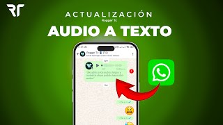 TRANSCRIBIR AUDIO A TEXTO EN WHATSAPP  Rogger Tc [upl. by Fatma]