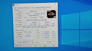 CPUZ BENCHMARK AMD RYZEN 5 4500 [upl. by Eilac]