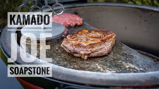 First cook with the Kamado Joe soapstone [upl. by Nojad]