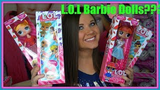 Fake LOL surprise dolls Pearl Surprise lol BIG SURPRISE Confetti pop dolls [upl. by Bela]