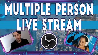 How to LIVE STREAM with MULTIPLE PEOPLE using OBS and DISCORD [upl. by Naara]