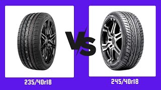 Tire Size 23540r18 vs 24540r18 [upl. by Lahtnero]