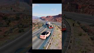 Realistic Highway Car Crashes 21  beamngdrive [upl. by Florry]