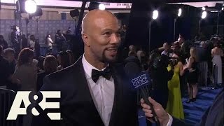 Common on the Red Carpet  2015 Critics Choice Movie Awards  AampE [upl. by Brunell]