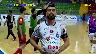 Gol anulado entre Joaçaba Futsal x Esporte Futuro [upl. by Simsar]