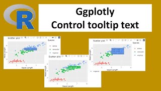 R programming at work Interactive plots using ggplotly customise tooltip text [upl. by Troth]