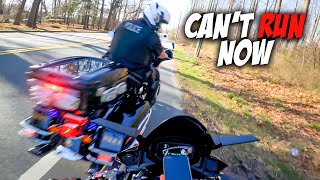 BIKERS vs COPS  AGGRESSIVE ENCOUNTER  ANGRY amp COOL COPS 2024 [upl. by Hessney417]