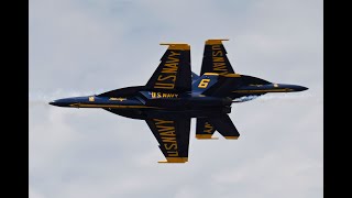 Blue Angels Entrance into the Chicago Air and Water Show [upl. by Xantha498]